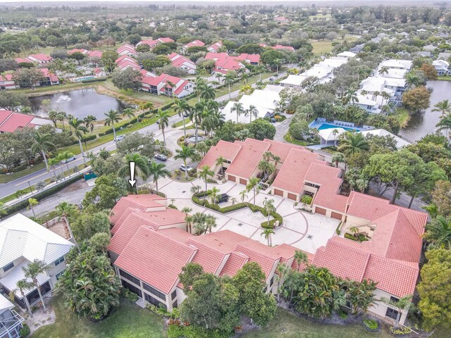 102 Waterview Dr Unit 1020, Palm Beach Gardens, FL 33418 - aerial view of residential area featuring a large body of water