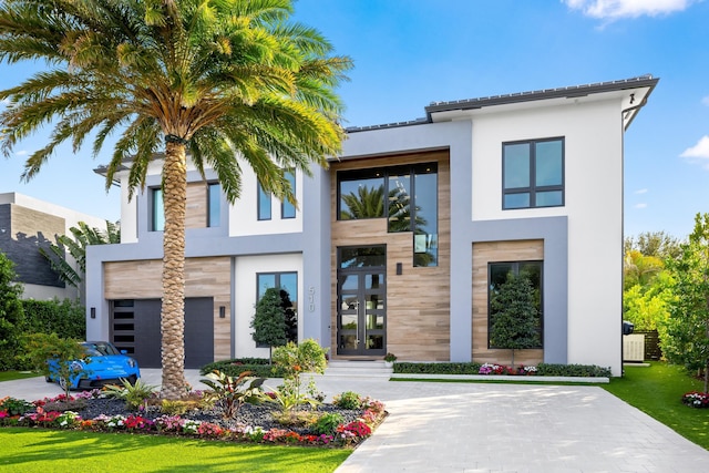 view of front of home featuring french doors