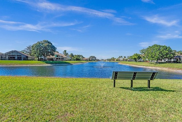 property view of water