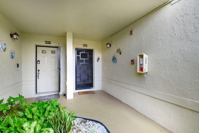 view of entrance to property