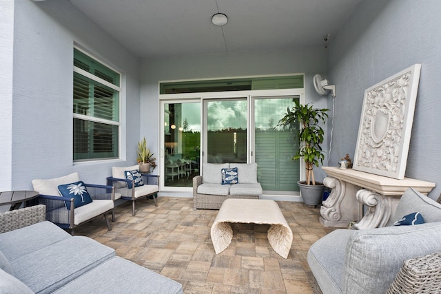 9289 SW Miracoli Way, Port Saint Lucie, FL 34987 - view of patio / terrace featuring outdoor lounge area