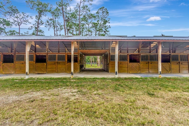 view of stable