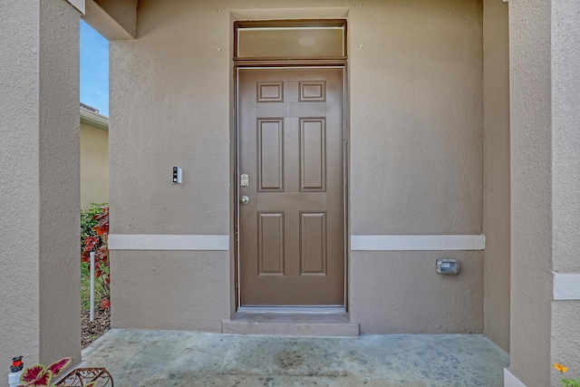 view of entrance to property