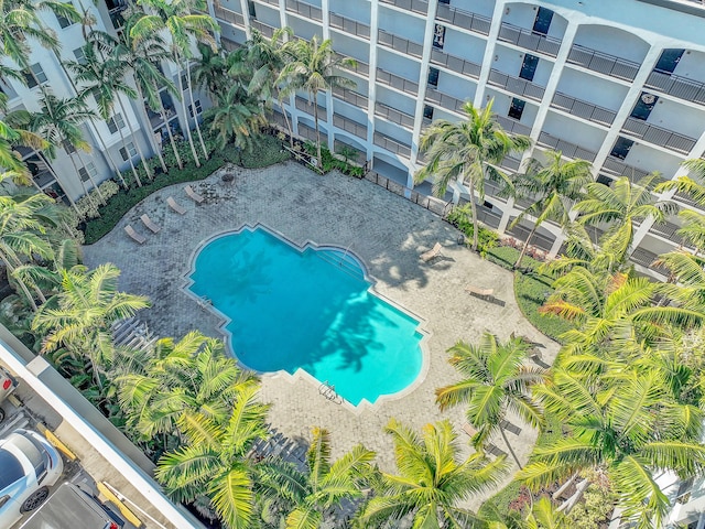 view of pool