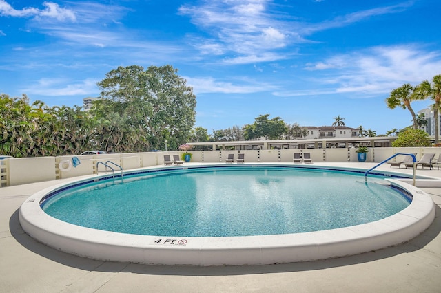 view of pool