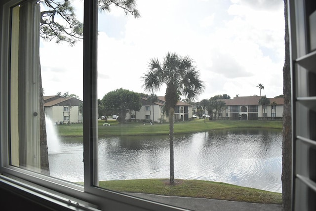 water view with a residential view