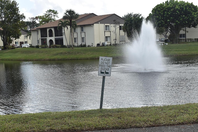 property view of water