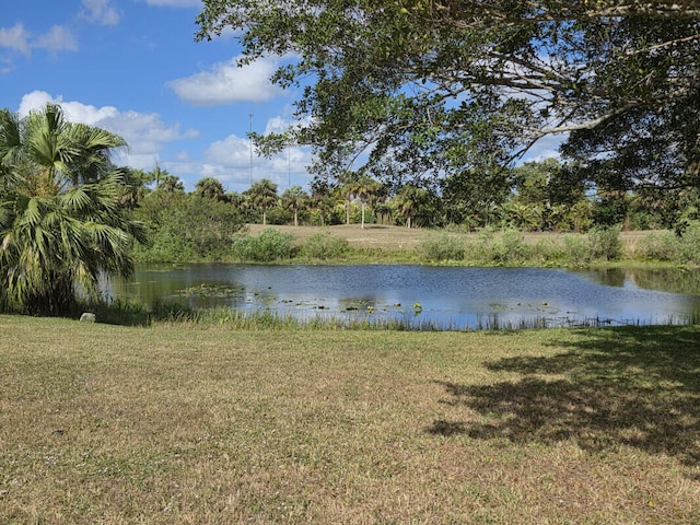 view of water feature