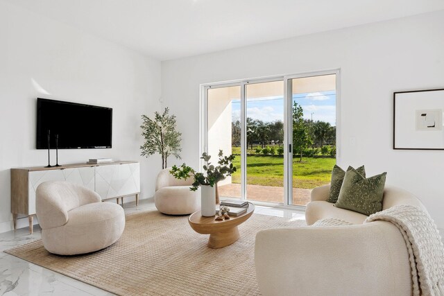 view of unfurnished living room