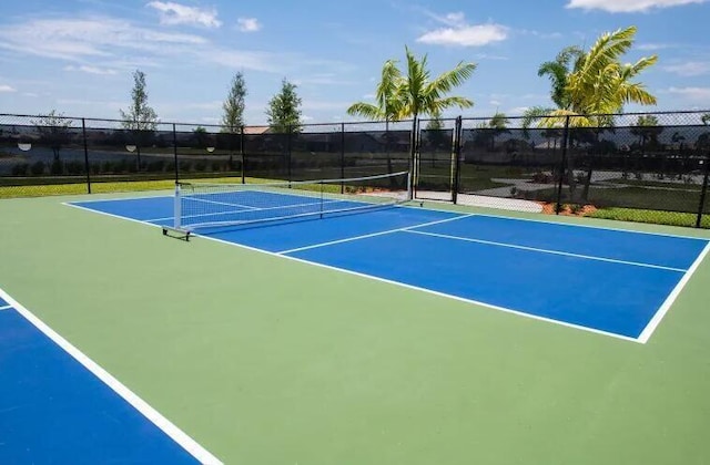 view of sport court featuring basketball court