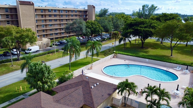 view of pool