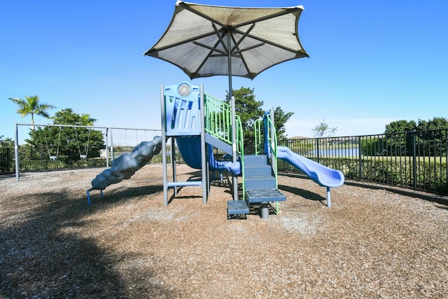 view of play area