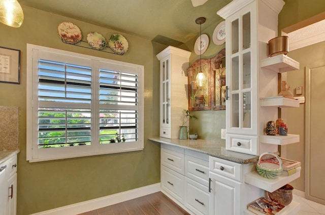 mudroom with hardwood / wood-style flooring