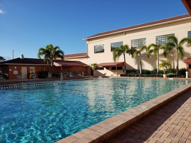 view of pool