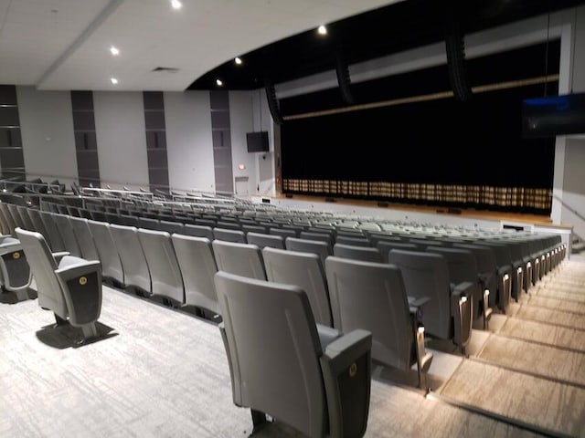 39 Suffolk A, Boca Raton, FL 33434 - home theater room with recessed lighting