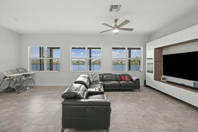 view of tiled dining space