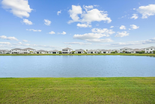 water view featuring a residential view