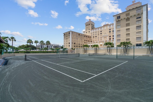 view of sport court