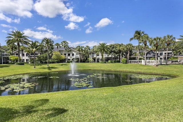 view of water feature