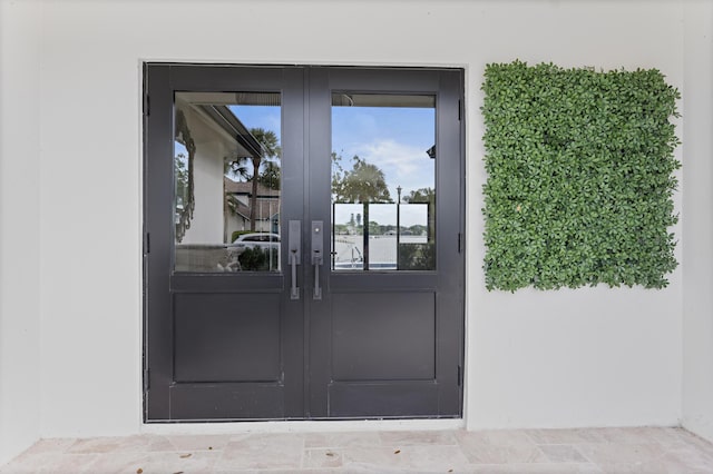 doorway with plenty of natural light