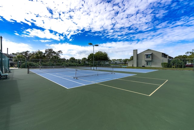 view of sport court featuring basketball court