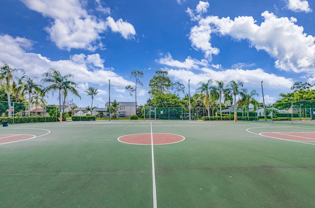 view of sport court