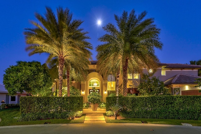 view of mediterranean / spanish house