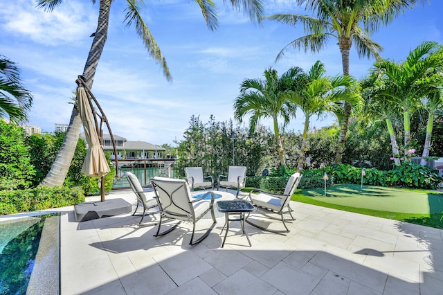 view of patio