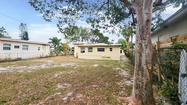 view of rear view of property