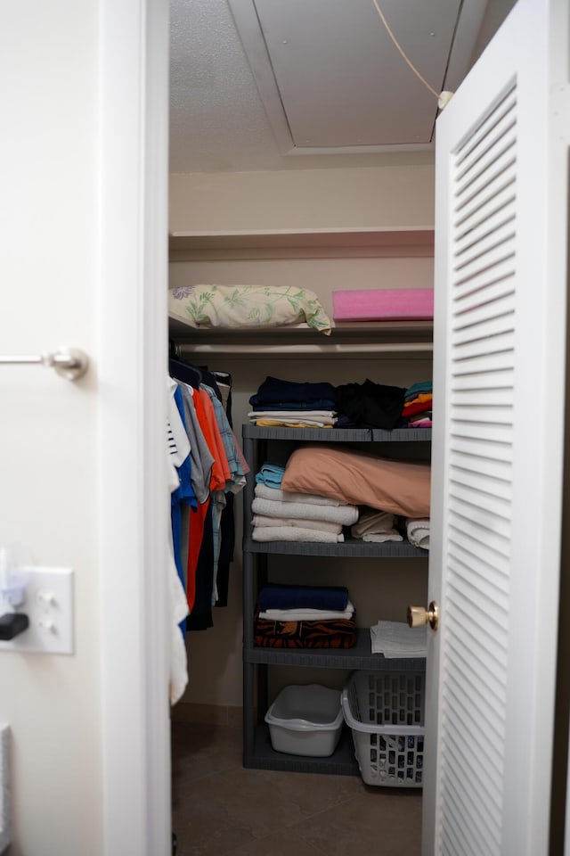 view of closet