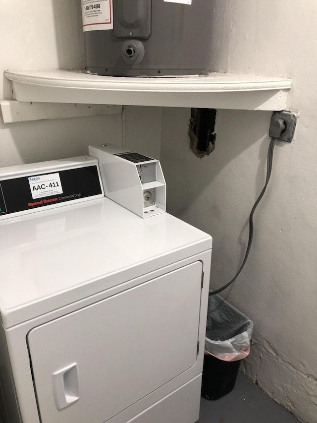 laundry area featuring washer / clothes dryer