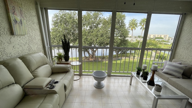 sunroom featuring plenty of natural light