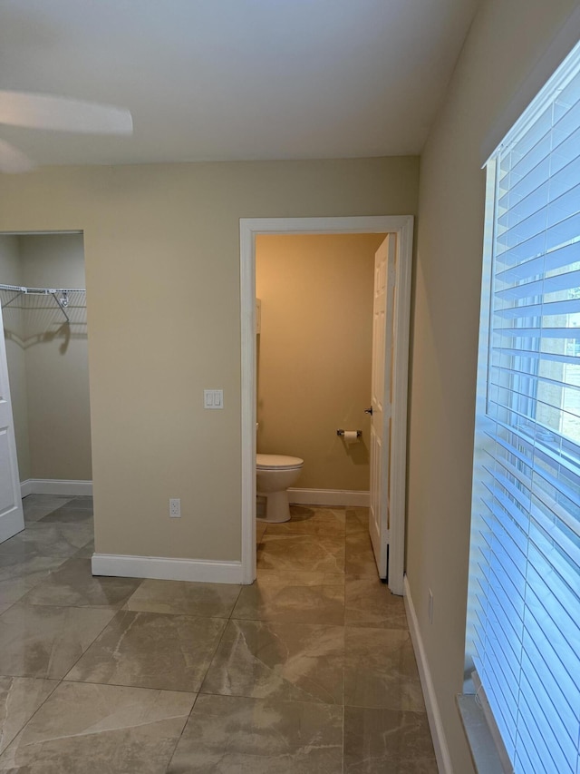 bathroom featuring toilet