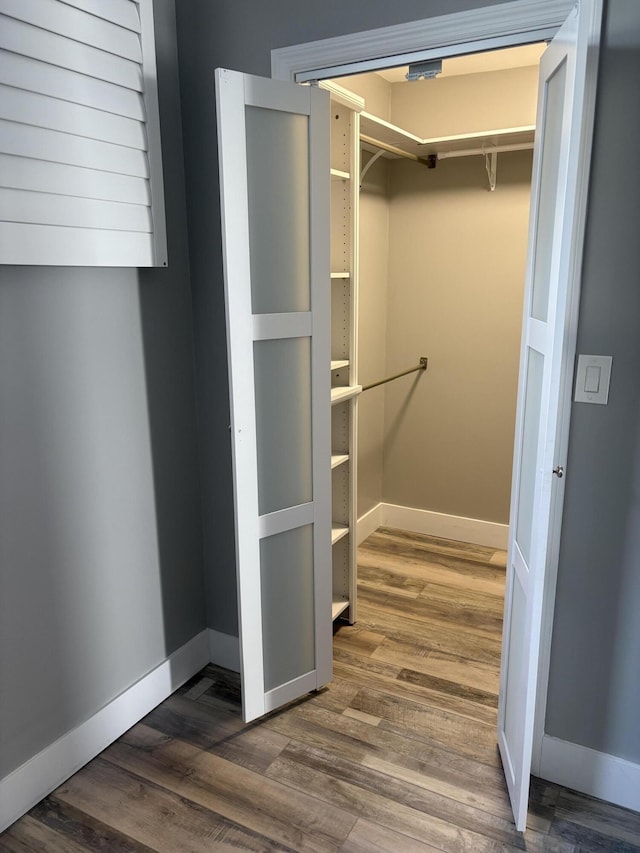 view of closet