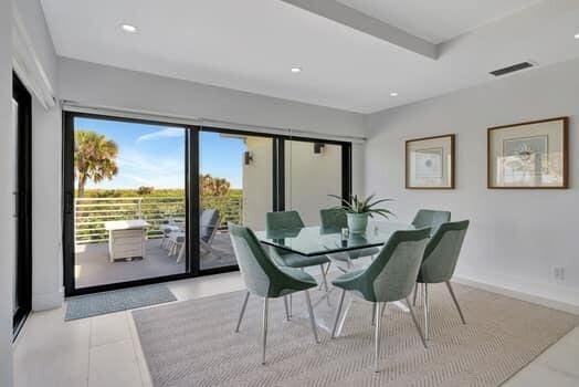 view of dining room