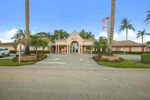 view of building exterior featuring driveway