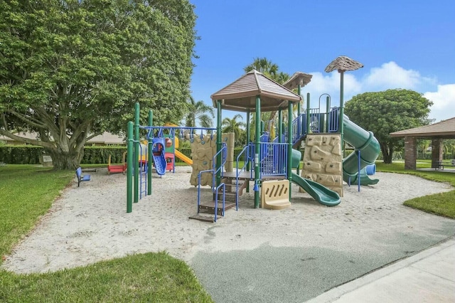 view of community playground