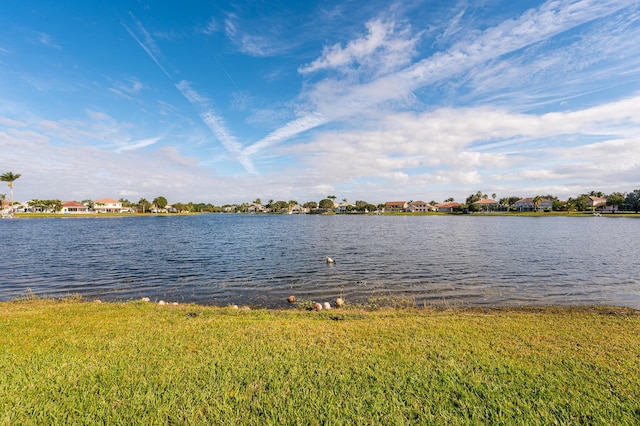 property view of water