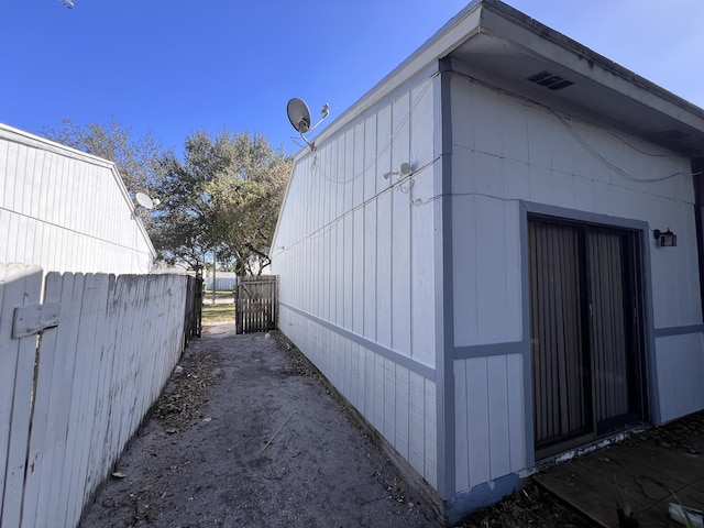 view of home's exterior