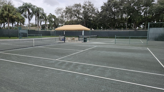 view of tennis court