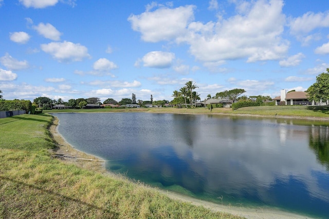 view of water feature