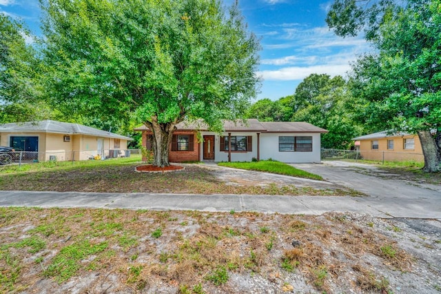 view of ranch-style home