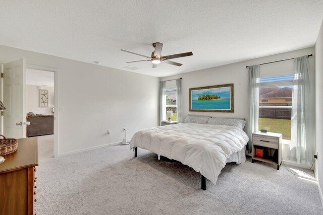 bedroom with carpet flooring and a closet