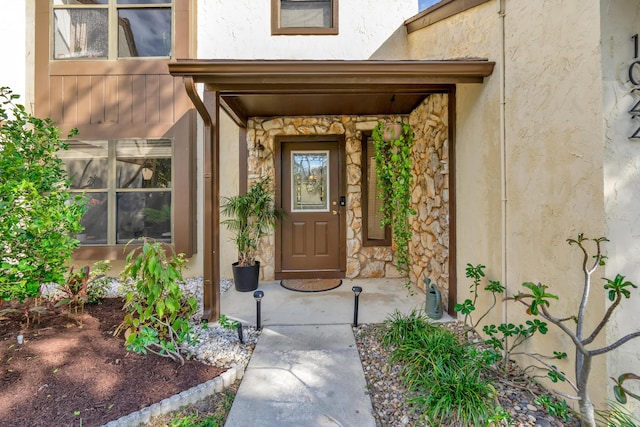 view of entrance to property