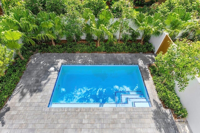 view of pool