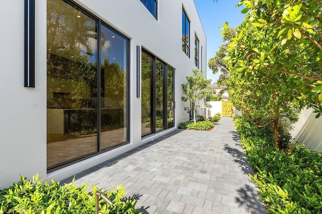 view of patio / terrace with fence