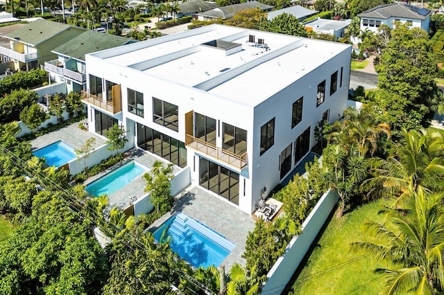 drone / aerial view
