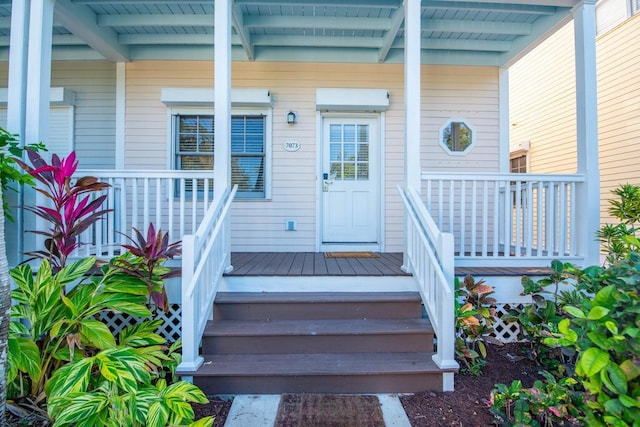 view of entrance to property