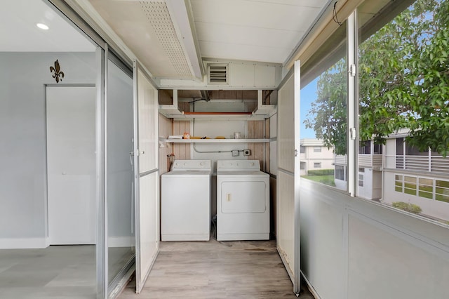 laundry area with washer and clothes dryer