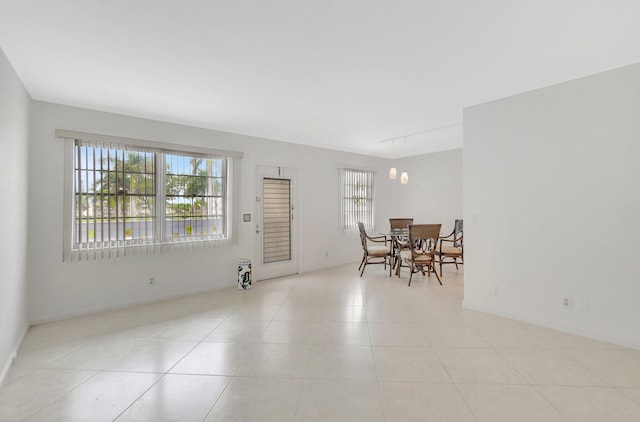 view of tiled empty room